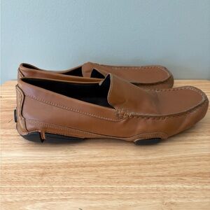 Kenneth Cole Reaction Leather Brown Loafers